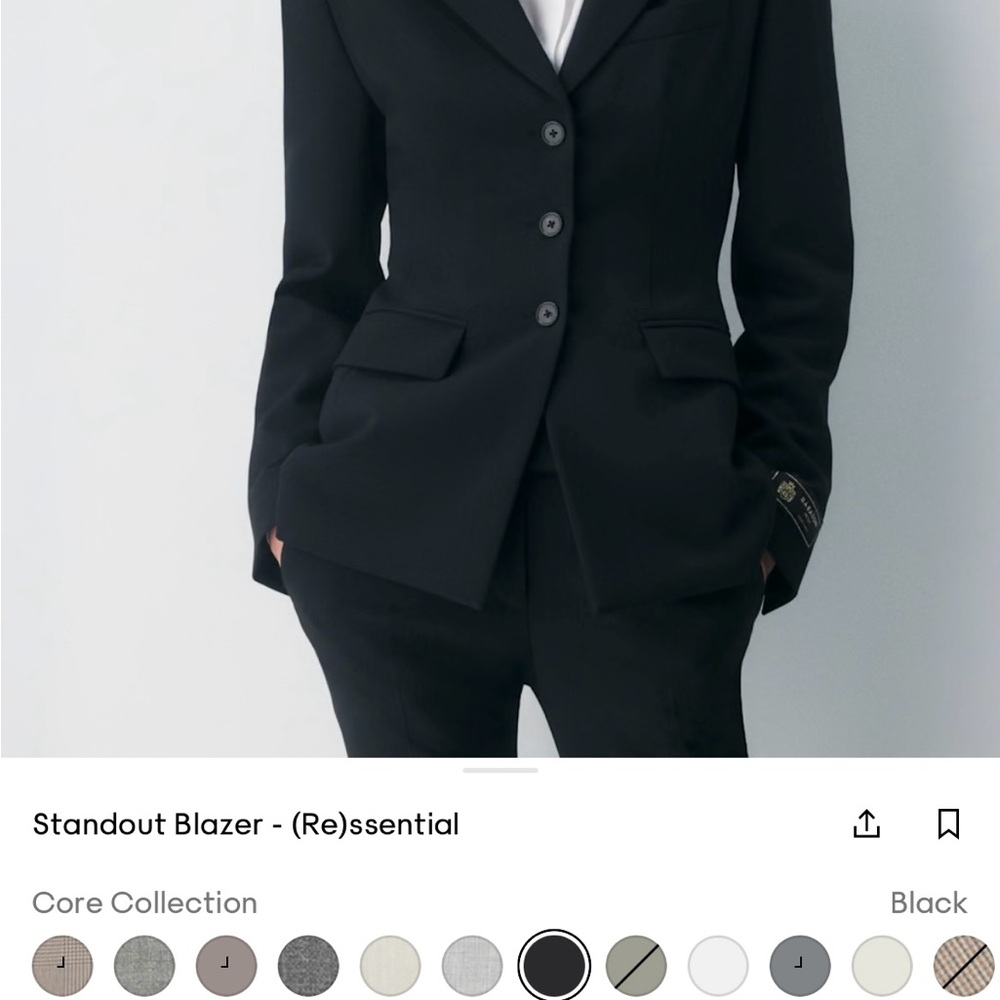 Aritzia Black Standout Blazer - Re(ssential)